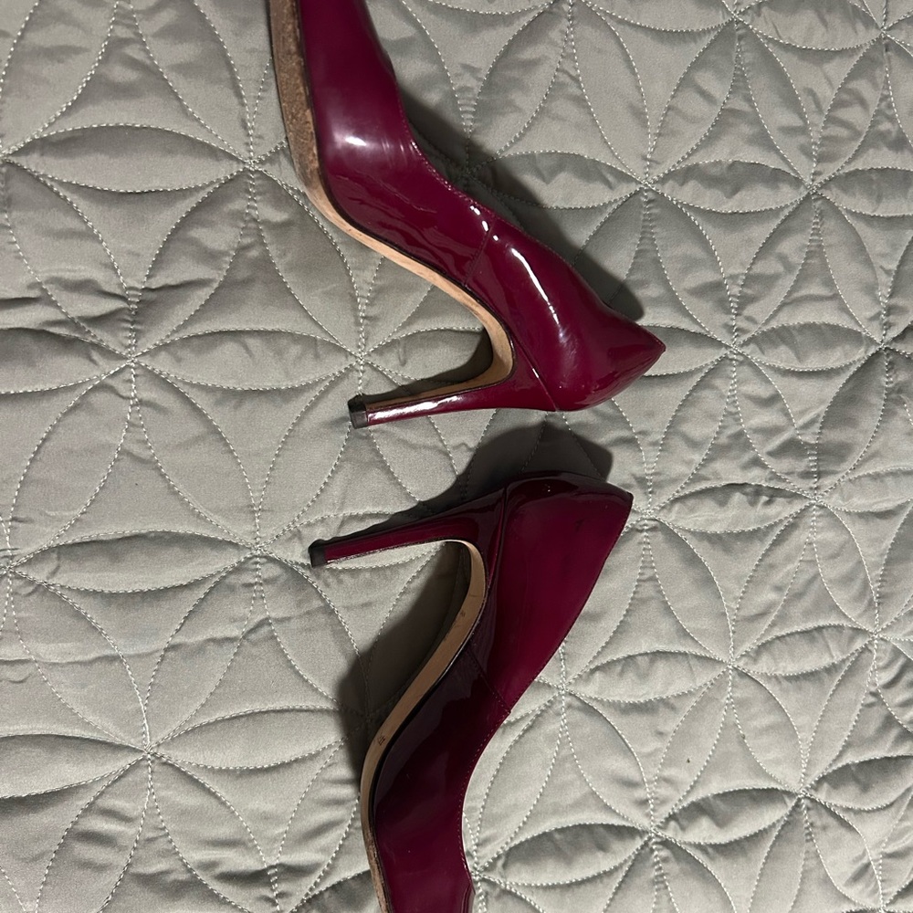 LK Bennett Deep Red Patent Heels